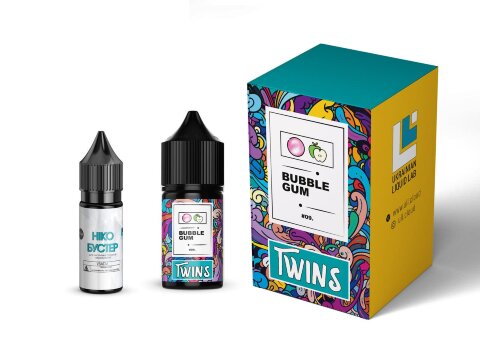 Набор TWINS SALT - Bubble Gum 50 mg (30 ml.)