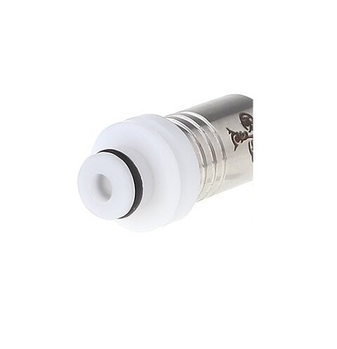 Дрип тип (Drip Tip) 510 Logo TREE of LIFE Silver Stainless Steel