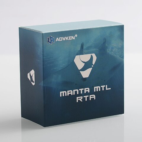 Обслуживаемый атомайзер Advken Manta MTL RTA - 2ml/3ml Silver (Оригинал)