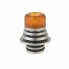 Дрип тип (Drip Tip) 510 Berserker Style SILVER