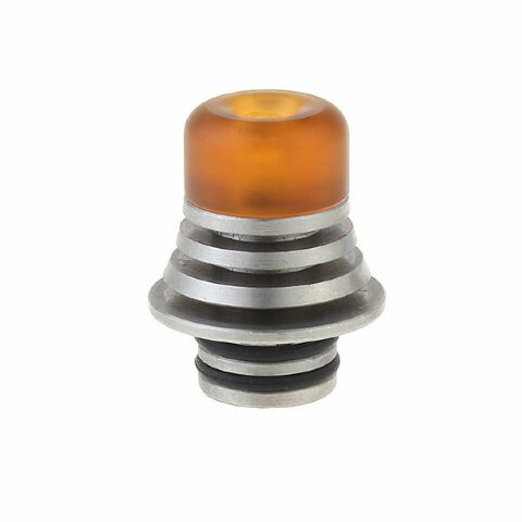 Дрип тип (Drip Tip) 510 Berserker Style SILVER