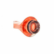 Дрип тип (Drip Tip) 510 Flat RED (Акриловый, плоский)