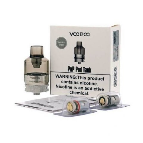 Атомайзер Voopoo PnP Pod Tank Silver (Оригинал)