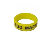 Вейп бэнд (Vape band) желтый FOG MACHINE 22x7 мм.