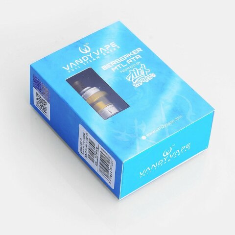 Обслуживаемый атомайзер Vandy Vape Berserker MTL RTA Silver (Оригинал)