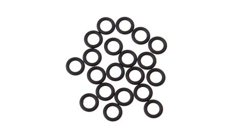 О-ринг (o-ring) 8x1.5 мм. черный / белый