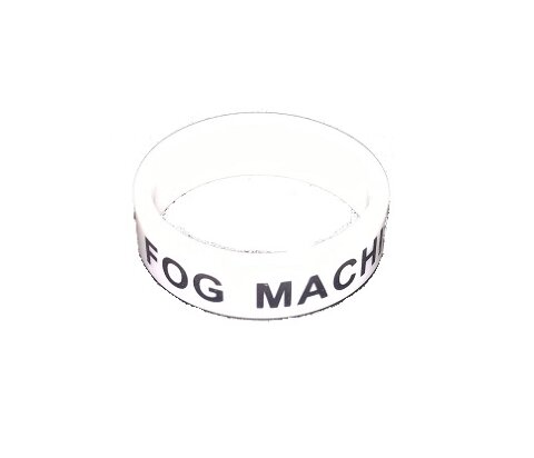 Вейп бэнд (Vape band) белый FOG MACHINE 22x7 мм.
