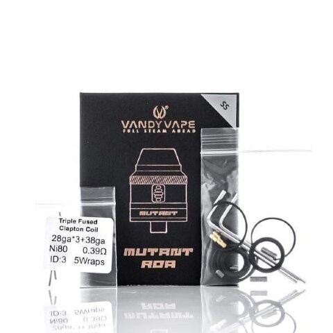 Дрипка Vandy Vape Mutant RDA Silver (Оригинал)