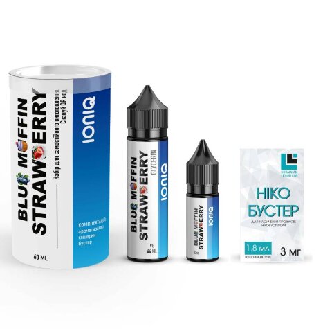 Набор IONIQ - Blue Muffin Strawberry (60 ml.)