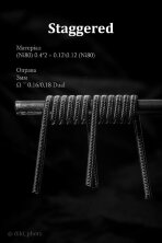 Спираль HM Staggered - Ni80 (2 шт. - пара)