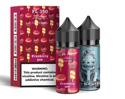 Набор FL 350 SALT (Christmas) - Cranberry Jam 50 mg (30 ml.)