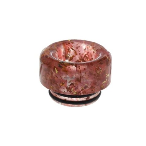 Дрип тип (Drip Tip) 810 Gold Foil Hybrid PINK