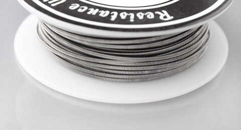 Готовая проволока Fused Clapton Flat SS (Нержавеющая сталь) 20 см.