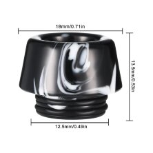 Дрип тип (Drip Tip) 810 Bore Wide BLACK