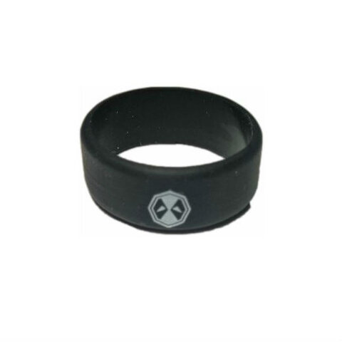 Вейп бэнд (Vape band) черный DEADPOOL 26.5x10 мм.