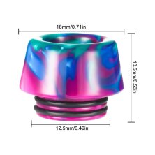 Дрип тип (Drip Tip) 810 Bore Wide PURPLE