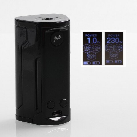 Бокс мод Wismec Reuleaux GEN3 DUAL 230W TC Black (Оригинал)