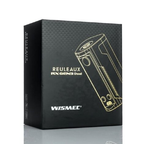 Бокс мод Wismec Reuleaux GEN3 DUAL 230W TC Black (Оригинал)