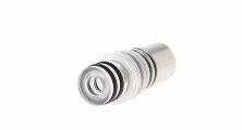 Дрип тип (Drip Tip) 510 ViVi Nova Silver Stainless Steel + Acrylic (PMMA)