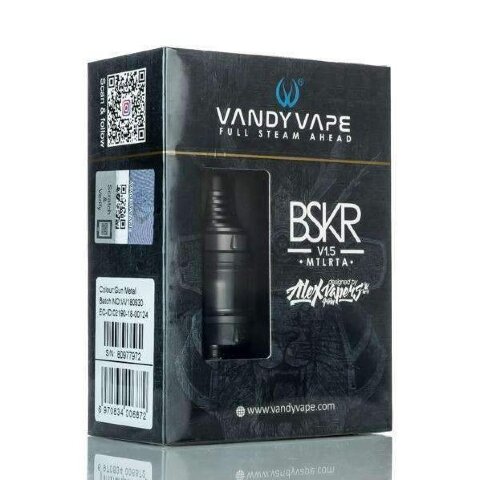 Обслуживаемый атомайзер Vandy Vape Berserker V1.5 MTL RTA Silver (Оригинал)