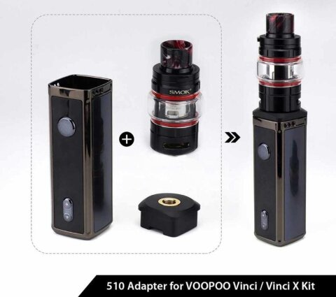 Адаптер 510 для VOOPOO Vinci / Vinci X (на о-рингах)