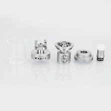 Обслуживаемый атомайзер Digiflavor Siren 2 MTL GTA 24 mm. 4.5ml Silver (Оригинал)