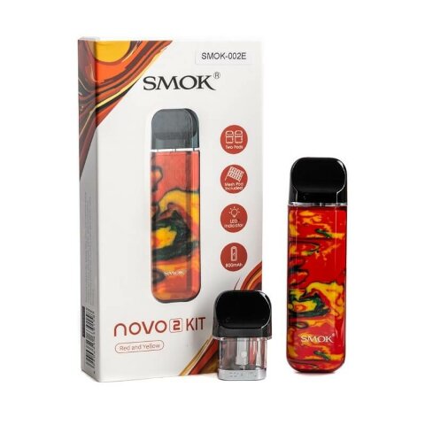 Smok Novo 2 Pod Kit 800 mAh Red Yellow (Оригинал)