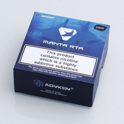 Обслуживаемый атомайзер Advken Manta RTA - 3.5ml & 5ml Black (Оригинал)