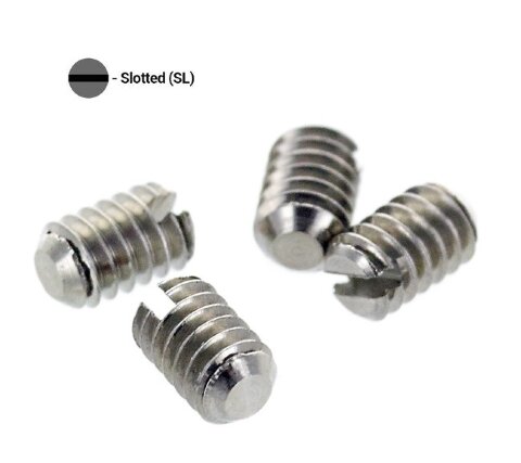 Запасные винты (плоская отвертка) - M2.5x4 мм. (2 шт)