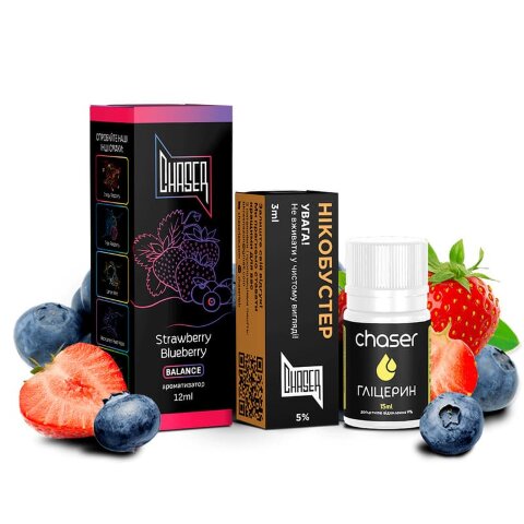 CHASER BLACK - Strawberry Blueberry (30 ml.)