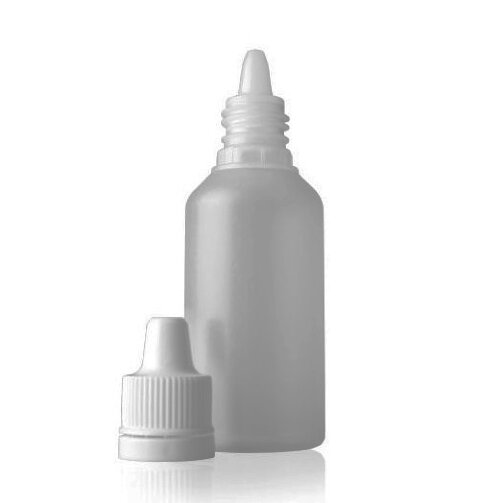 Пластиковые бутылочки 100 мл темный пластик, прозрачный